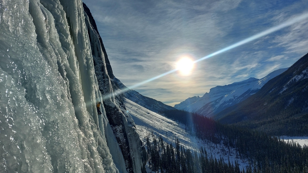 Eisklettern in Kanada